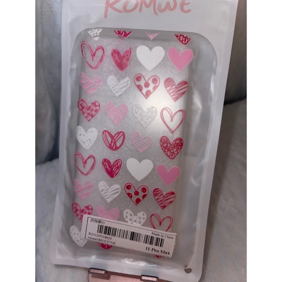 Valentines Hearts Clear iPhone 11 Pro Max Case ❤️ - Picture 6 of 17